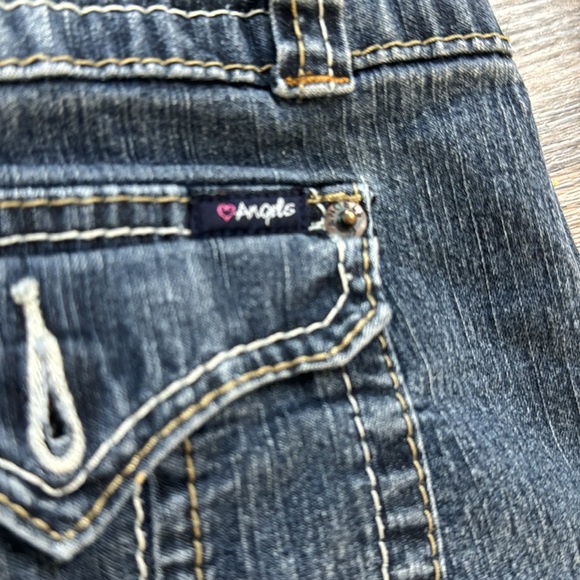 Angles Y2K vintage solid jeans size 13 double buttoned - Picture 3 of 10